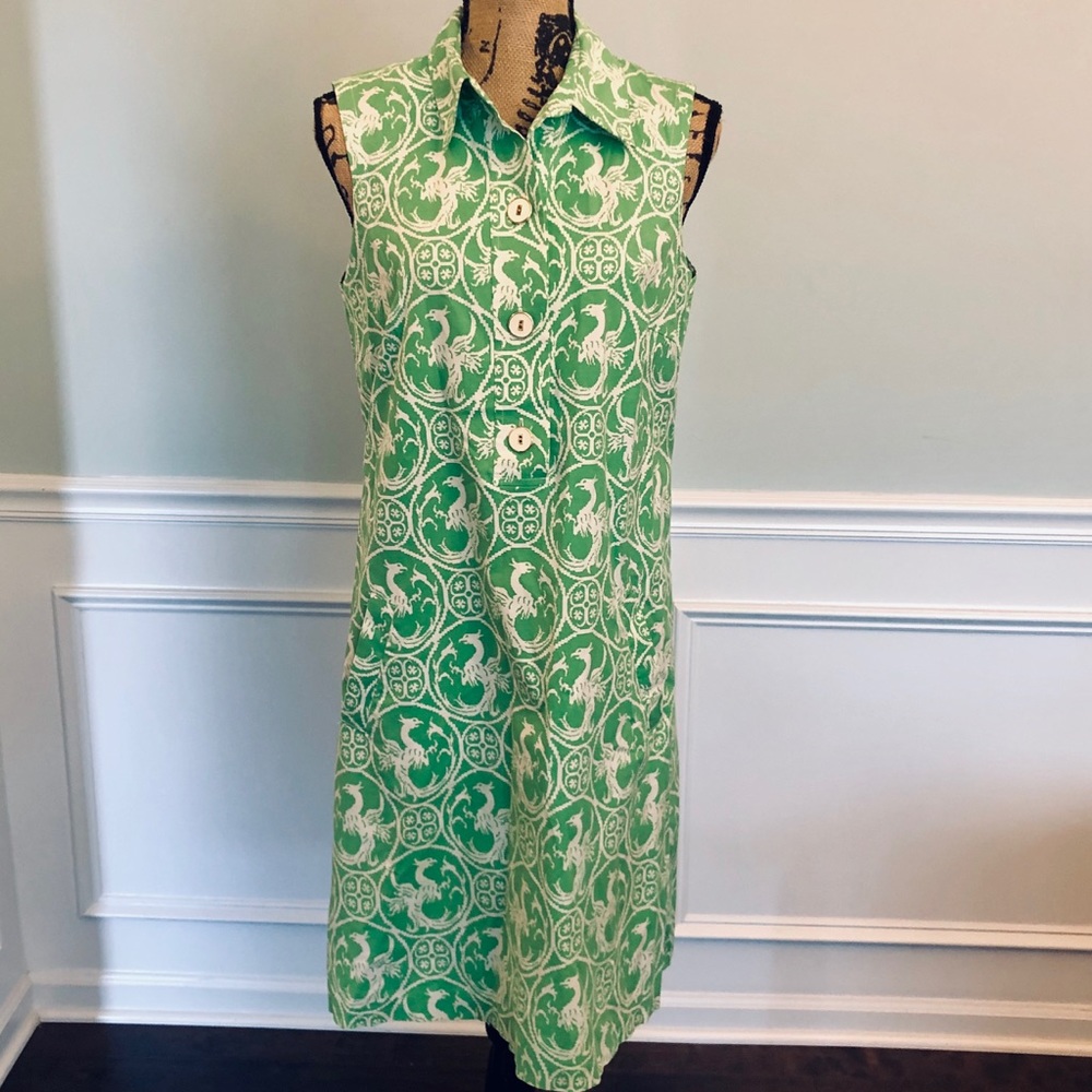 Free shipping !J. McLaughlin Phoenix Print Dress w